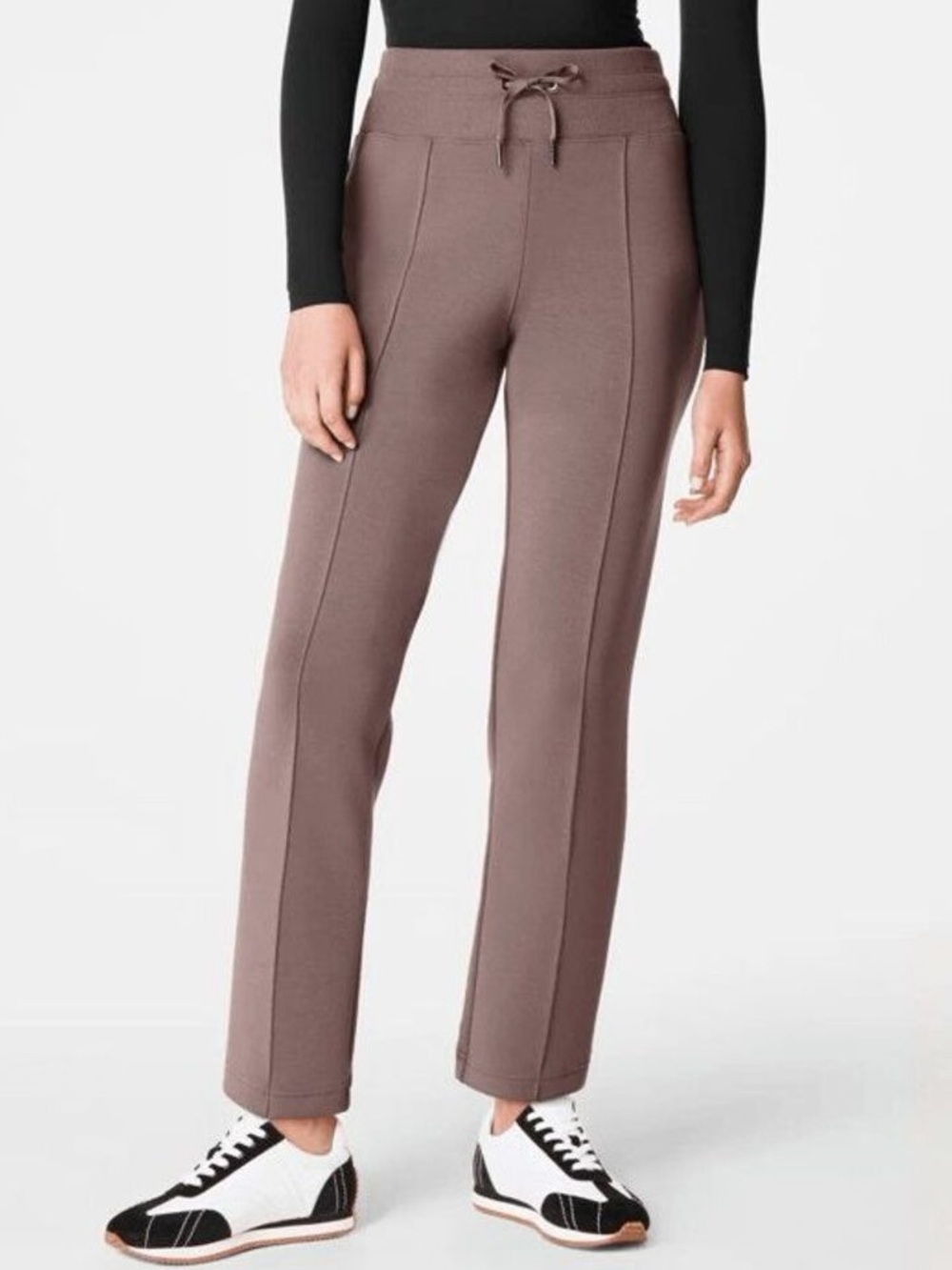 SPANX AirEssentials Luxe Tapered Pant Size Small Smoke Casual Athleisure.  G83